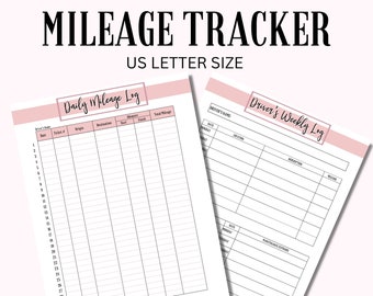 Uber Mileage Log - Etsy