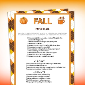 Fall themed paper plates cheap