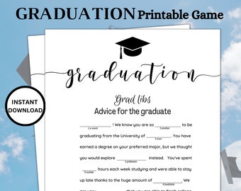 Jogos de formatura para imprimir, Jogos de formatura Grad Libs 2026, Jogos para festa de formatura, Festa de formatura, Turma de 2026, Jogos de formatura