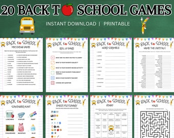 Back to School Games Bundle, School Games, Classroom Games, Back to Student Games, Back to School Activities, First Day of School Games