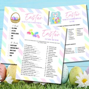 Printable Easter Game Bundle, EASTER Party Games and Activities, Kids ...