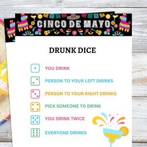 Cinco de Mayo Game, Cinco de Mayo Printable,  Cinco de Mayo Party Games, Cinco de Mayo Kids Adult Office School, Mexican Party Games