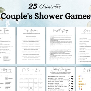 Couple's Bridal Shower Games, Co ed Bridal Party Games, Couples Bridal party games, Joint Bridal shower games, Couples Shower, Wedding games