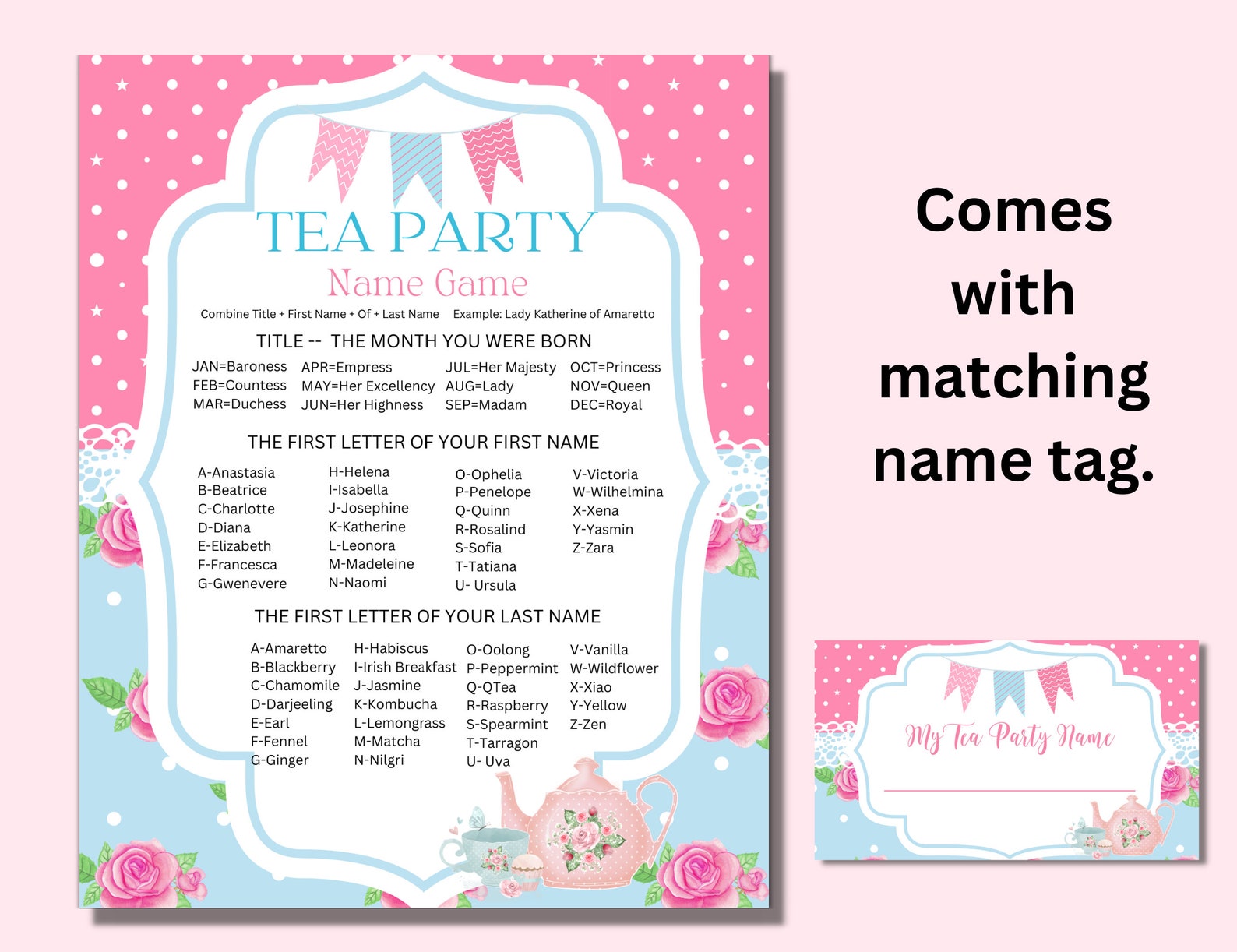 Tea Party Games, Tea Party Birthday, Tea Party Baby Shower, Tea Party ...