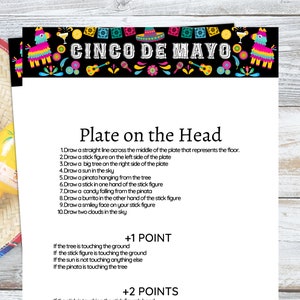 Cinco de Mayo Game, Cinco de Mayo Printable,  Cinco de Mayo Party Games, Cinco de Mayo Kids Adult Office School, Mexican Party Games