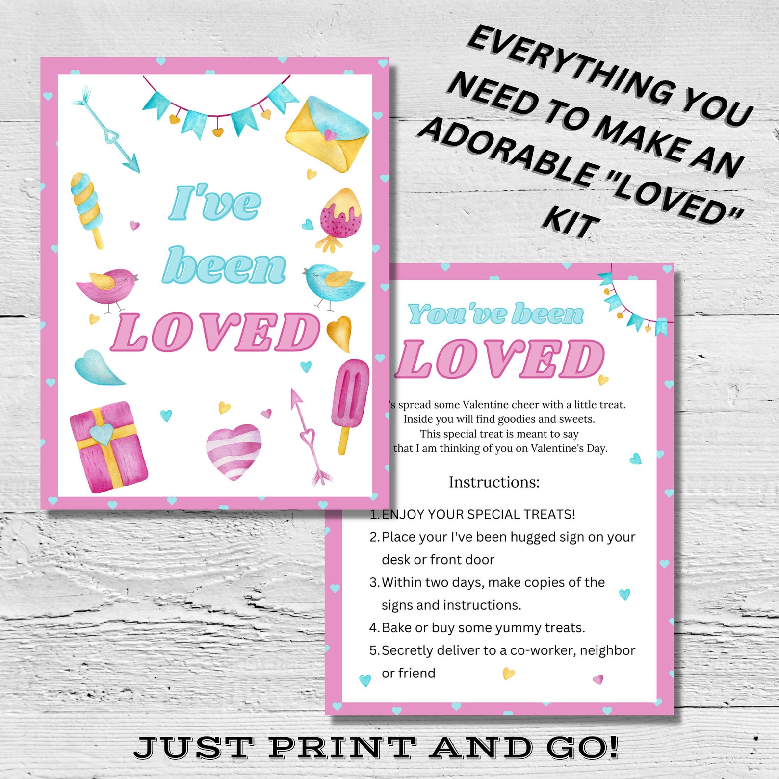 You've Been Loved Printable Bundle, We've Been Loved Kit, I've Been ...