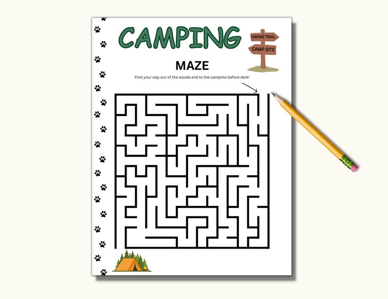 Camping Games Bundle for Kids & Adults Camping Activities Etsy