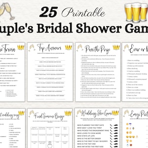 Couple&#39;s Bridal Shower Games, Co ed Bridal Party Games, Couples Bridal party games, Joint Bridal shower games, Couples Shower, Wedding games