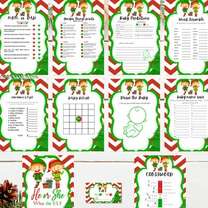 Baby Gender Reveal Printable Games in the Elf Theme Are Perfect for Baby Gender Reveal Printable Games in the Elf Theme Are Perfect for