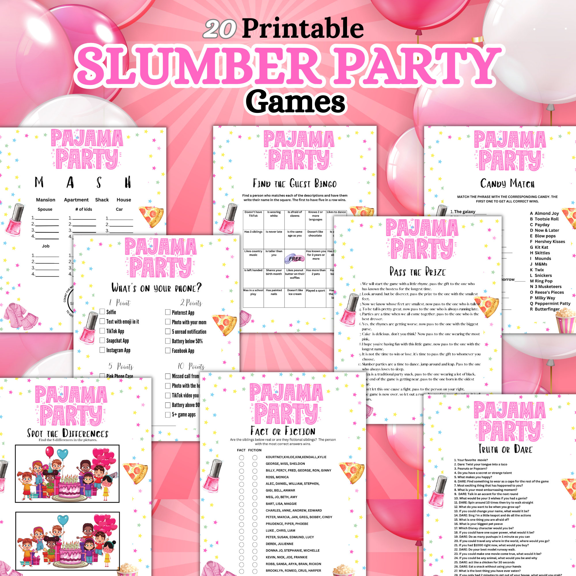 Truth Or Drink Who Knows The Birthday Girl The Best Party Game