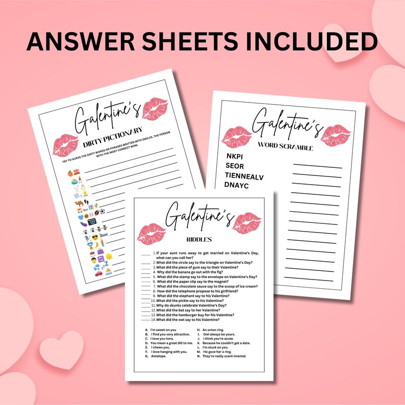 Printable Mega Galentines Day Game Bundle Party Games and Activities ...