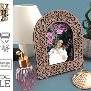 Arch Photo Frame - Cast Iron - Laser Cut File svg dxf pdf eps ai DIGITAL FILE