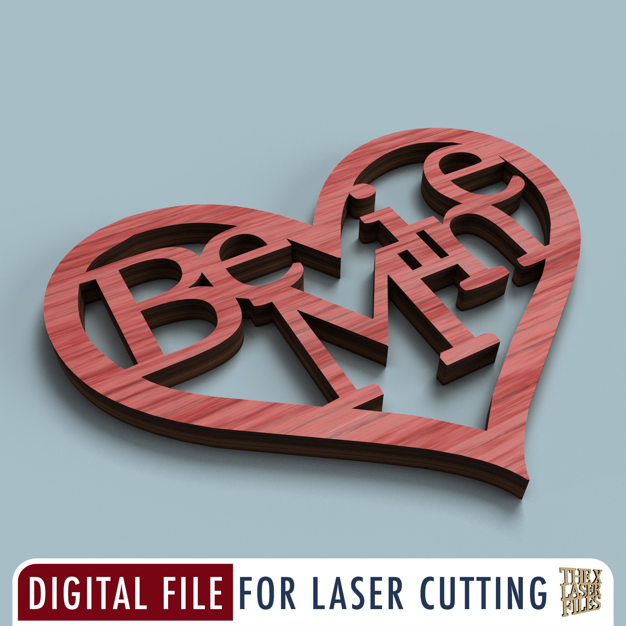 Valentine Hearts 12 Set - Laser Cut File Svg Dxf Pdf Eps DIGITAL FILE ...