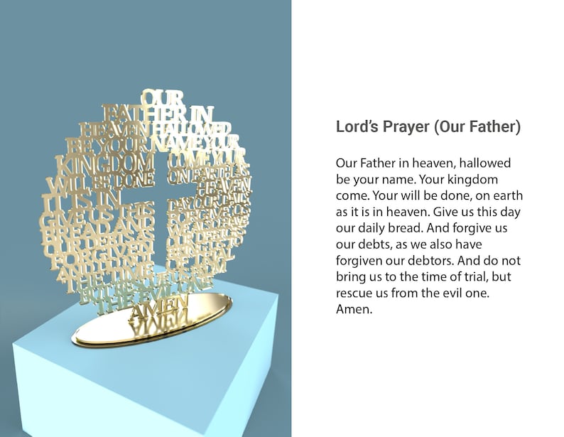 Free Free 117 Our Father Prayer Svg SVG PNG EPS DXF File