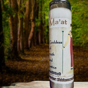 Egyptian Goddess Maat (candle)