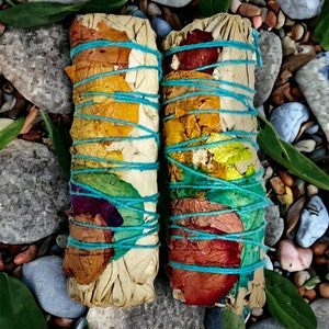 7 bâtons de maculage de sauge des chakras 1 pièce