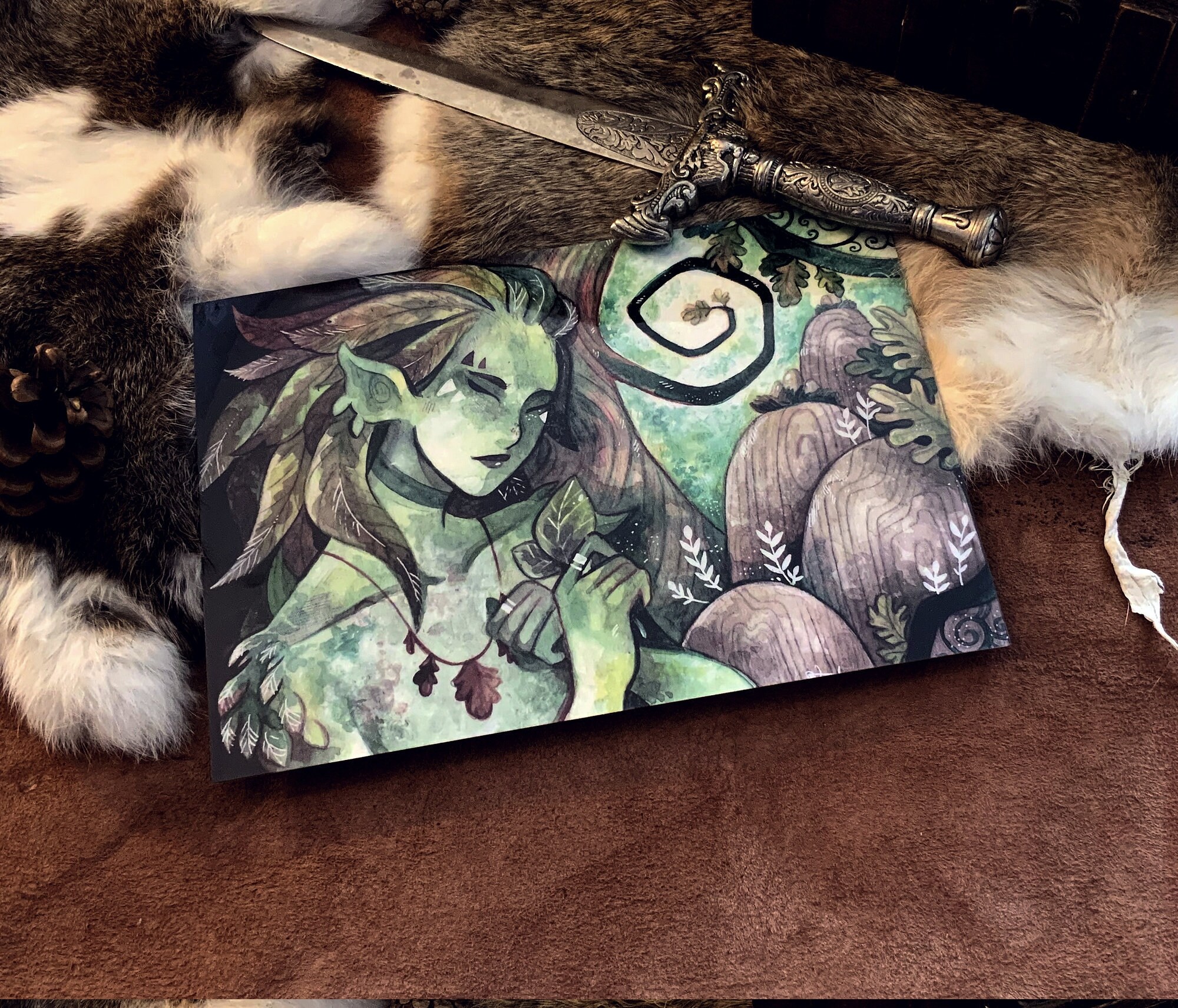 Illustration Rigide - Feuille