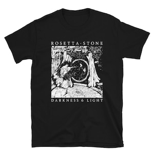 Rosetta Stone T-Shirt, Sisters of Mercy, Bauhaus, Sisters of Mercy, The Mission UK, Goth, Post Punk