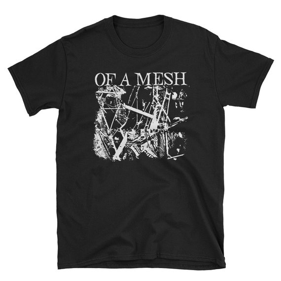 【YOURNUS】Middle Dying Over T-shirt Of A Mesh T-shirt, New York Deathrock, Post Punk, Goth Rock