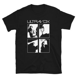 T-shirt Ultravox, Human League, Orchestral Manoeuvres in the Dark, Synth Pop, Post Punk