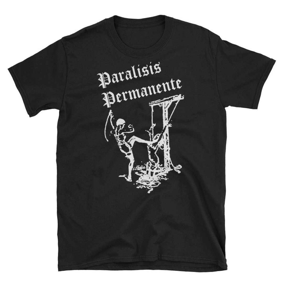 Paralisis Permanente T-shirt, Spanish Post Punk, Sisters of Mercy