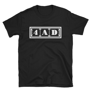 4AD Records logo Shirt, Cocteau Twins, Dead Can Dance, Pixies, Bauhaus, Modern English, The Birthday Party, Post Punk, Goth