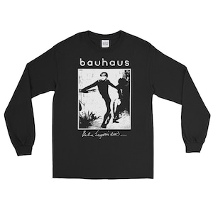 Bauhaus long Sleeve T-Shirt, Siouxsie and the Banshees, Sisters of Mercy, Skeletal family, The Mission UK, Killing Joke, Goth
