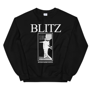 Blitz Second Empire Justice Sweatshirt, Sisters Of Mercy, Skeletal Family, Mission UK, Crass, Discharge, The Chameleons