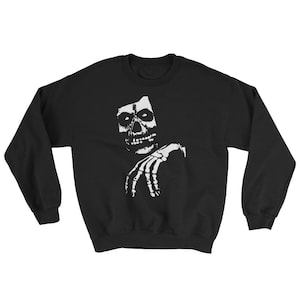 Misfits Legacy Skull Crew Neck Sweatshirt, Danzig, Samhain, Black Flag, Minor Threat, Exploited, Ramones