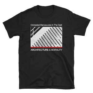 Orchestral Manoeuvres in le T-Shirt foncé, OMD, Human League, Kraftwerk, Soft Cell, Pet Shop Boys, New Wave, Synth Pop
