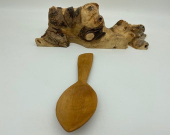 Hand carved wooden spoon - Bradford Pear