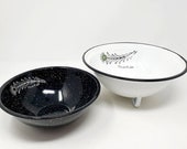 Mexican enamel salad bowl set cinco de mayo frida salad bowl mexican fiesta decoration Frida Kalho salad bowl 3 piece set