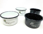 Mexican enamel cup set cinco de mayo frida mug set mexican fiesta decoration Frida Kalho mug 2 piece set black cup white cup