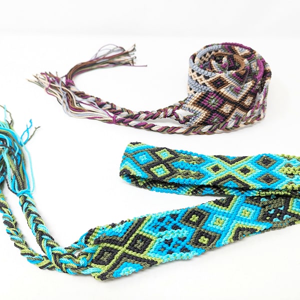 Mexican hand woven belt