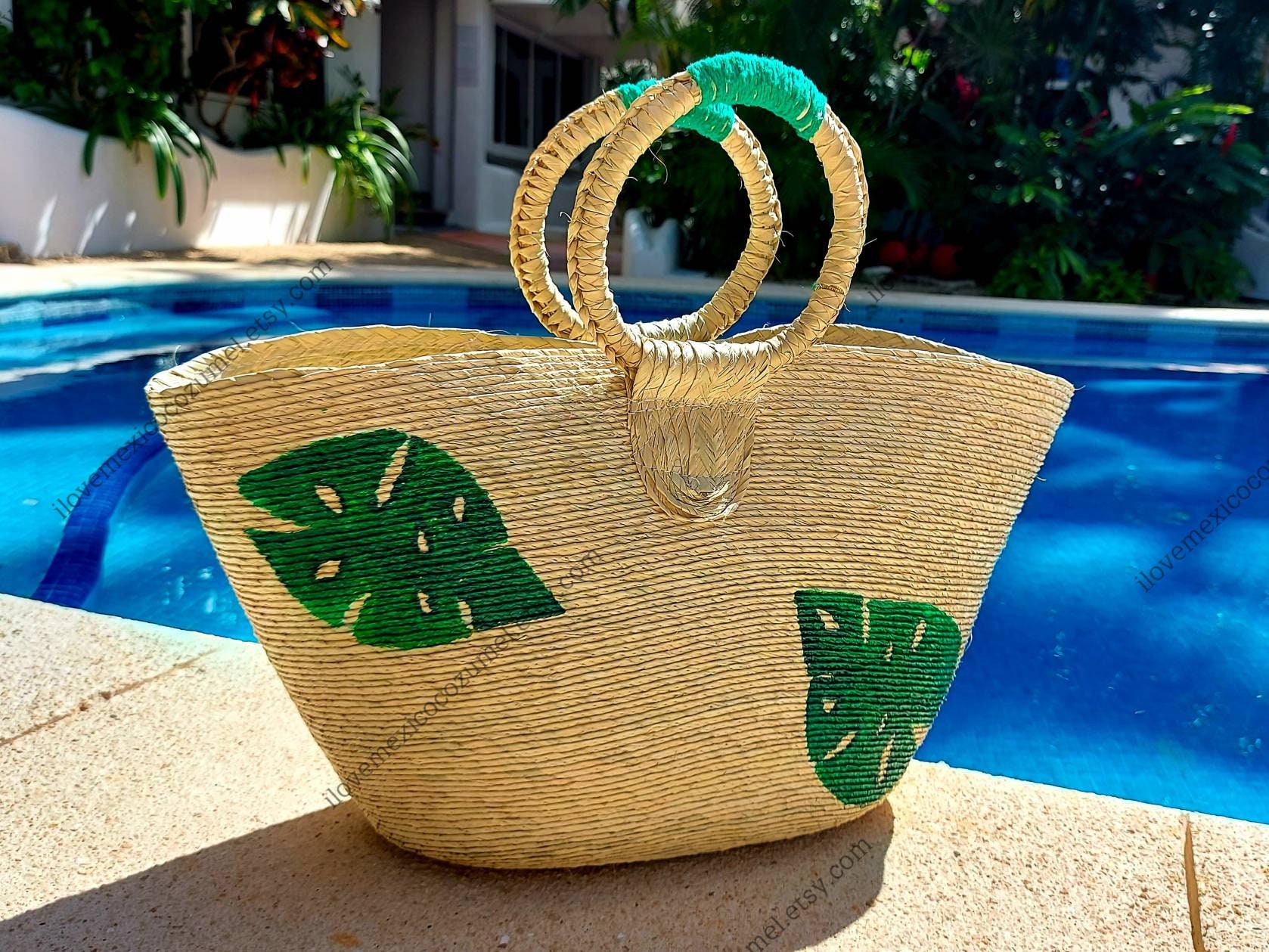 Etsy store straw bag