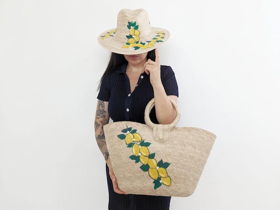 Beautiful Straw Woven Hat And Tote Bag Women main image 4