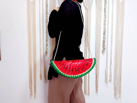 Watermelon straw deals bag