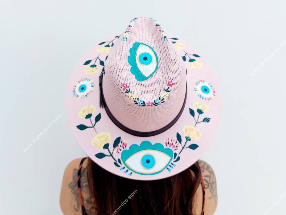 Hand-painted Mexican Sombrero: Summer Sun Hat - Etsy display picture 1
