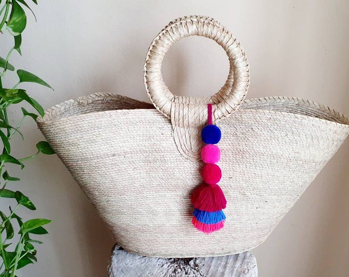 Handmade Multi Colored Boho Bag Tassels / Multi Colored Beach - Etsy