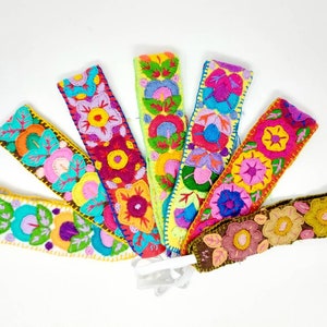 Diademas para mujer / diadema / diadema mexicana / diadema floral / diadema elástica / cintas elásticas para el cabello / diadema mexicana bordada
