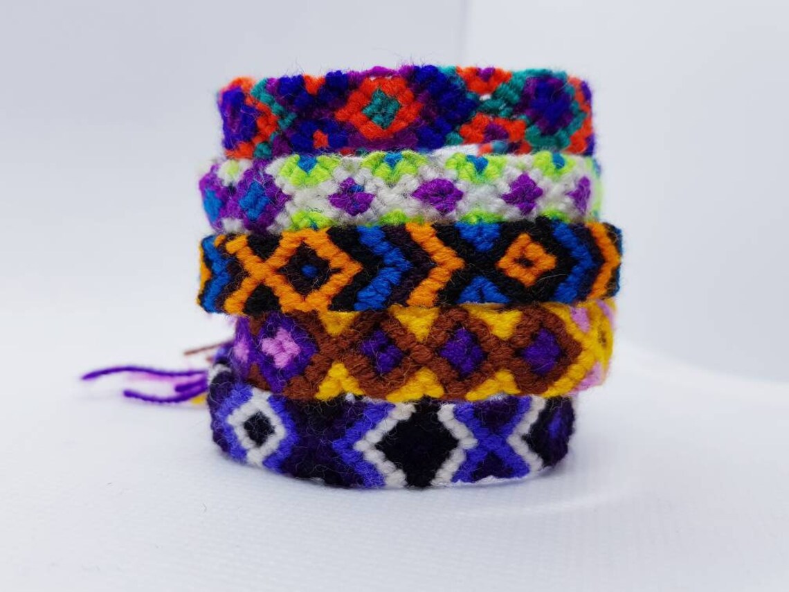 Handmade Mexican Friendship Bracelet / Mexican Hand Woven Etsy
