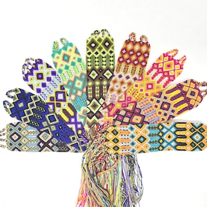 Hand Woven Mexican Friendship Bracelet: Rainbow Anklet