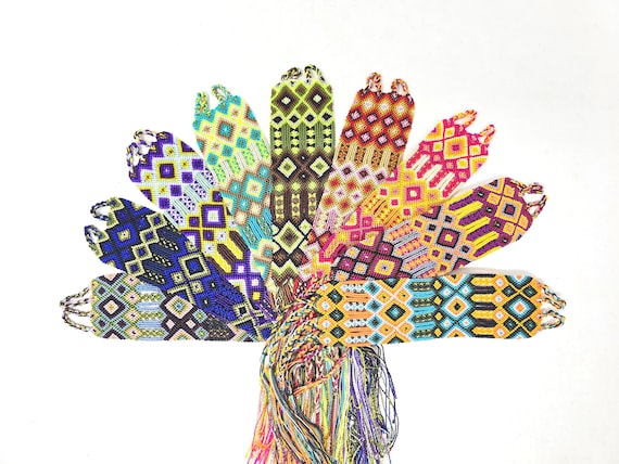 Braccialetti Amicizia Intrecciati - 12 Pezzi Regolabili Multicolore Per Bambine - Foto 9