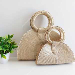 Mini Strohtasche / Strohtasche / Korbtasche / Korbtasche / Korbtasche / Korbtasche / tasche für Blumenmädchen
