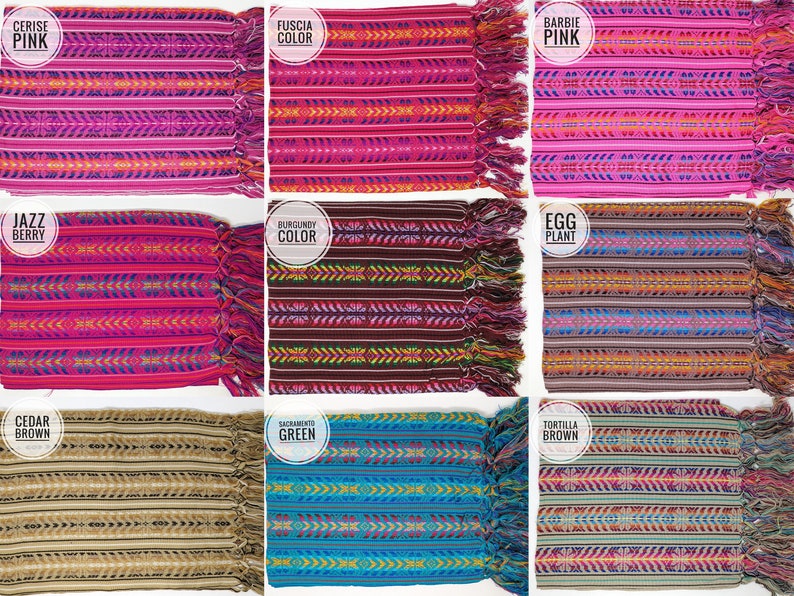 Mexican woven rebozo scarf / Traditional woven fabric rebozo / Mexican cambaya shawl / mexican pashmina / colorful nursing scarf image 2