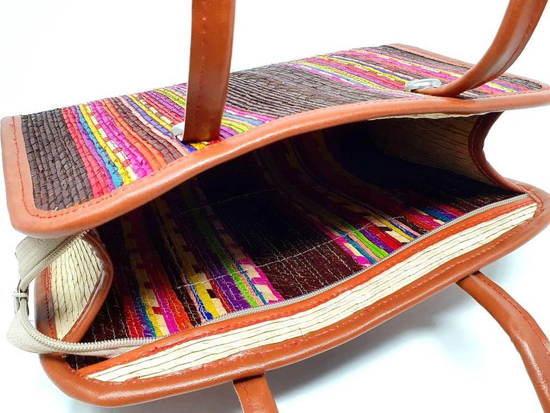 Colorful Straw Bag / Market Straw Bag / Mexican Tote Bag / Etsy