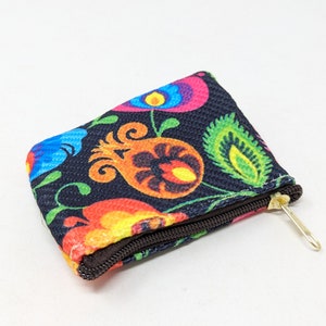 Printed canvas wallet for women / handmade wallet / Mexican wallet
