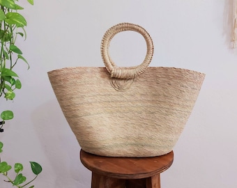 artisan bag summer 2021 Straw Beach Palm Bag handmade in Mexico beach bag