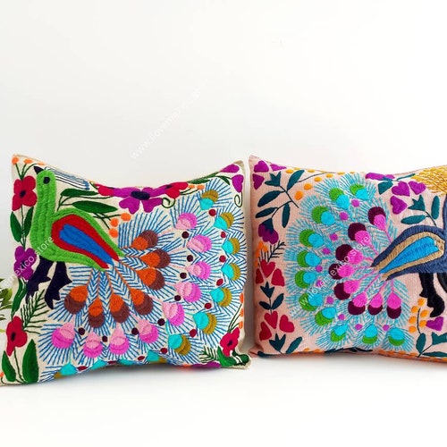 Mexican Pillow Cases / Embroidered Pillow Case / Mexican Etsy