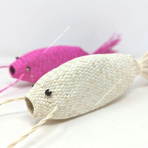 Hand woven jipijapa ornament / Mexican straw fish ornament